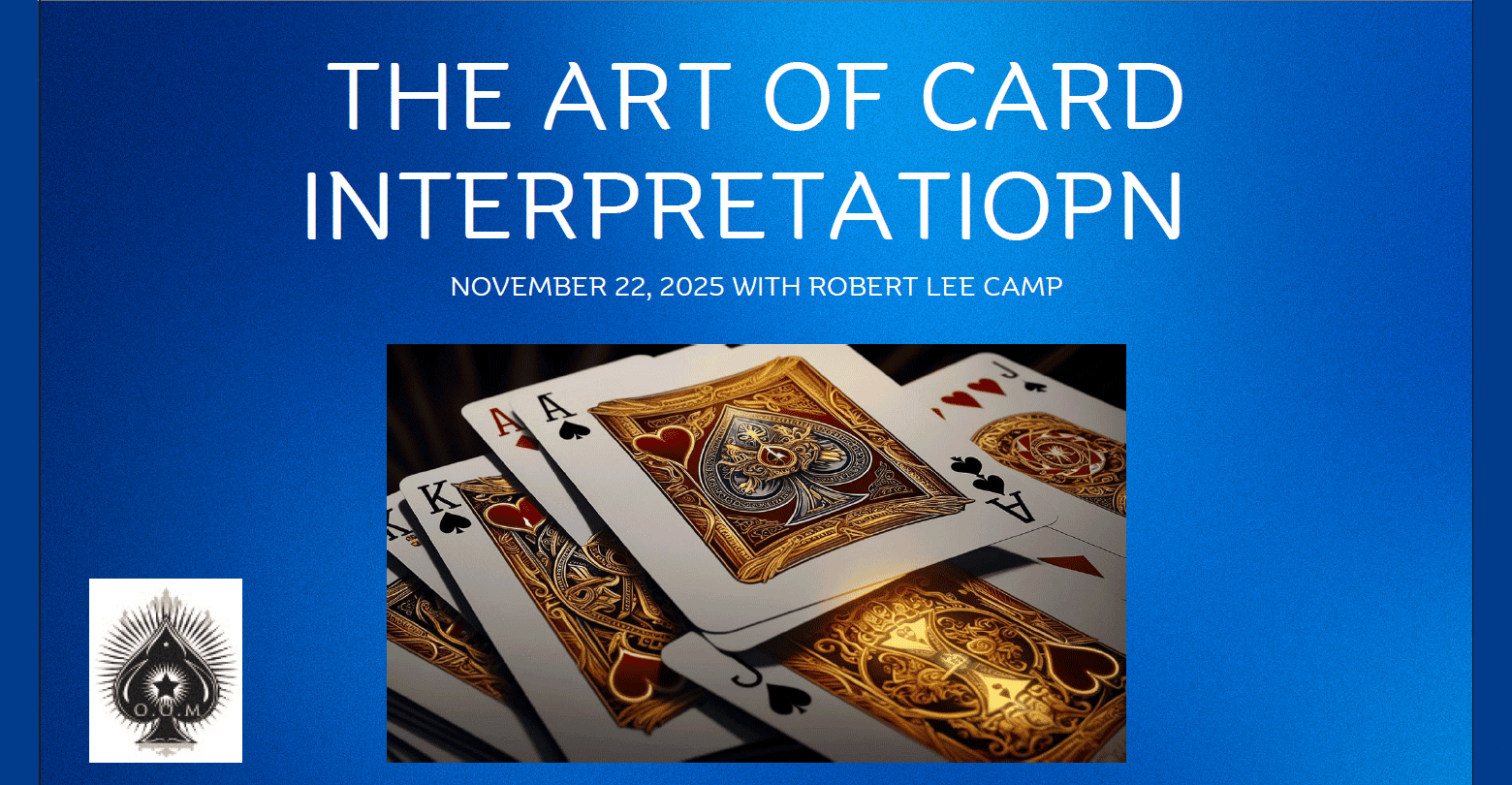 The New Art of Card Interpretation Workshop
