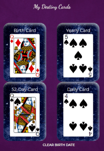 My Destiny Cards widget