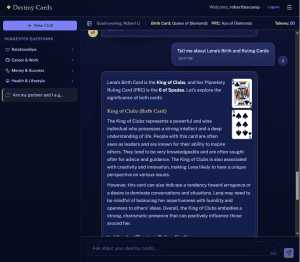 Destiny Cards AI Chat - 10 Tokens